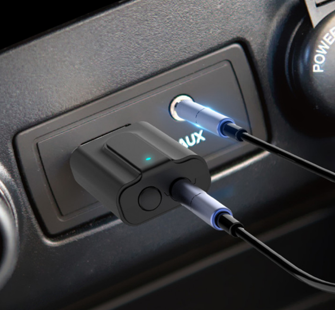 USB Bluetooth 5.0 Передавач і приймач для ноутбука, ПК, телевізора, автомобіля з роз'ємом Jack арт.100134 - зображення 3
