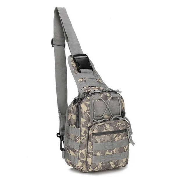 Сумка рюкзак тактический военный B14 5л пиксель - изображение 1