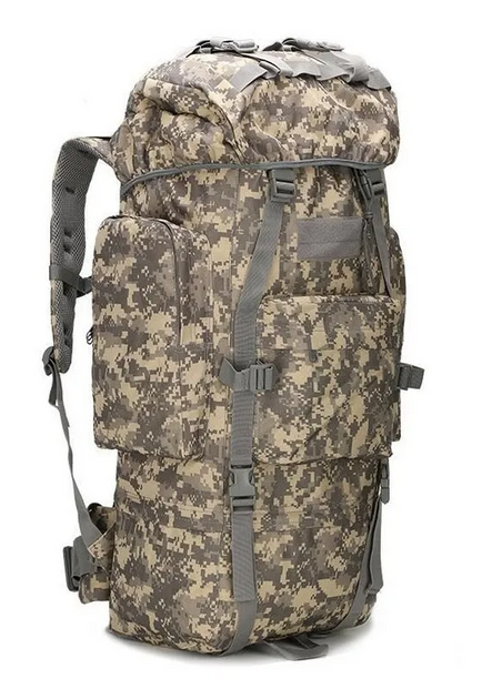 Рюкзак военный Tactical Backpack A21 70 л Pixel камуфляж - изображение 1