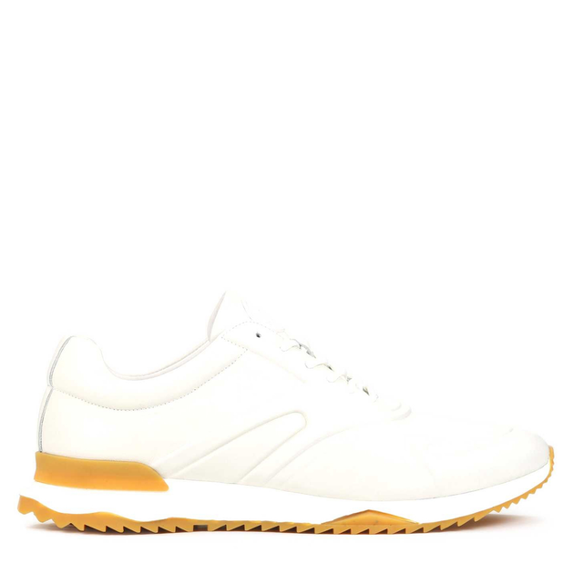 Buty sportowe skórzane na grubej podeszwie do kostki Kazar 59797-01-B6 44 Kremowe (5903387648290) - obraz 1