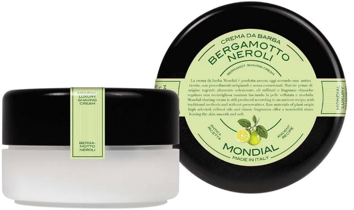 Крем для гоління Mondial Luxury Shaving Cream Bergamot & Neroli 150 мл (8021784055026) - зображення 1