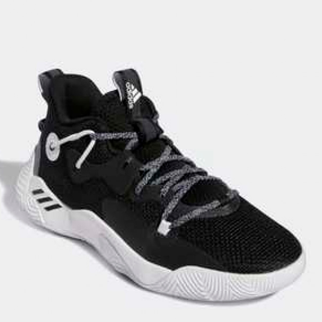 Чоловічі кросівки для баскетболу adidas GY8630 49 32 см Чорні (4065418788816) - зображення 2