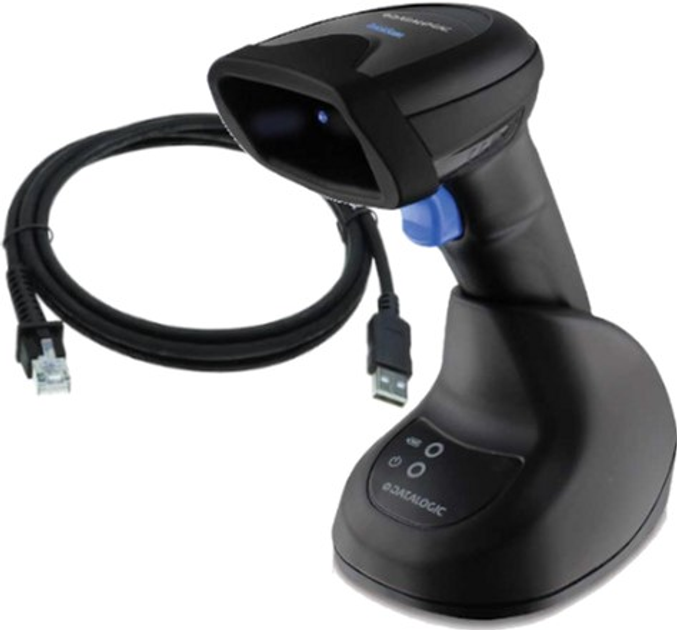 Сканер 2D штрих-кодів Datalogic QBT2500 QuickScan USB KIT BT BLK (QBT2500-BT-BTK1 / QBT2500-BК-ВТК1) - зображення 1