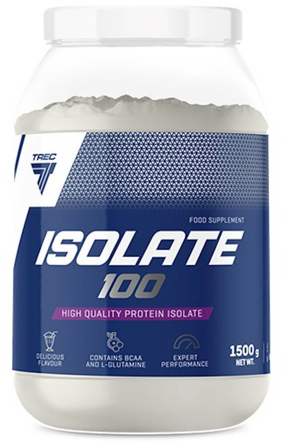 Trec Nutrition Isolate 100 Protein 1500g kremowo-waniliowy (5902114018658) - obraz 1