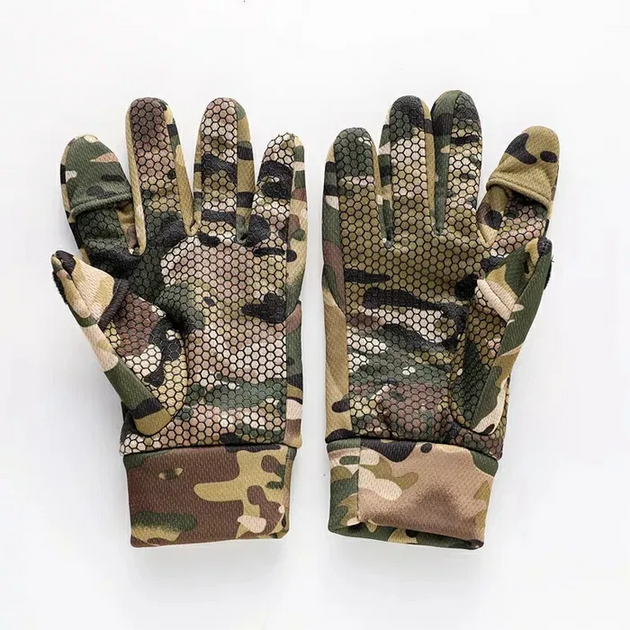 Повнопалі рукавички зі знімними пальцями Камуфляж (Kali) - зображення 1