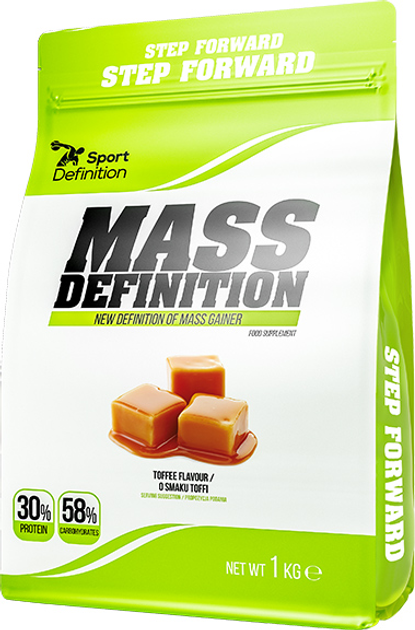 Gainer Sport Definition Mass Definition 1000 g Toffee (5902811800037) - obraz 1