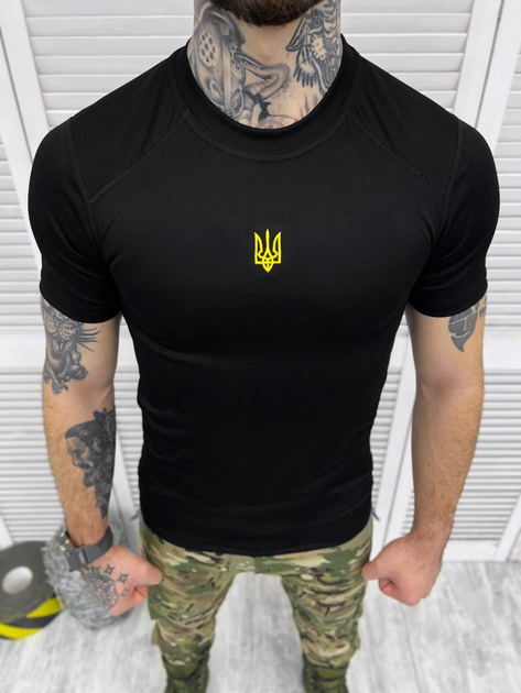 Тактична футболка з інноваційного матеріалу Black Elite XXL - зображення 1