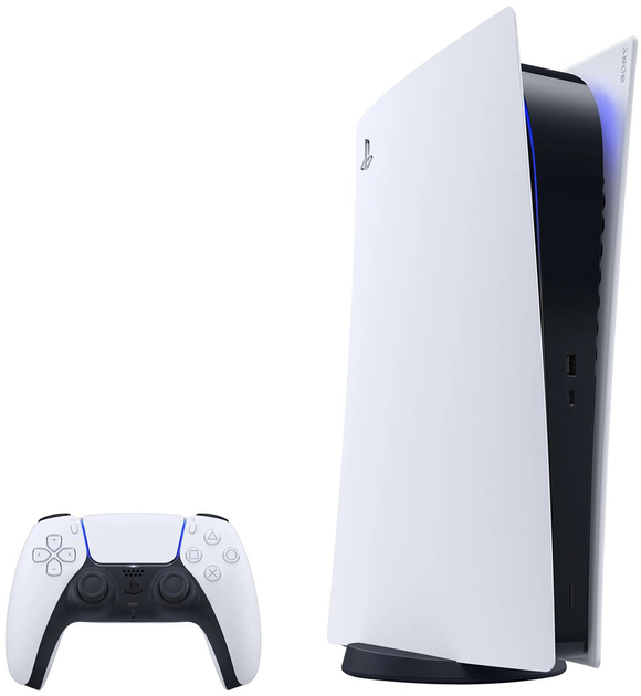Ігрова консоль Sony PlayStation 5 825 GB Wi-Fi Black, White (CFI-1216B) - зображення 2