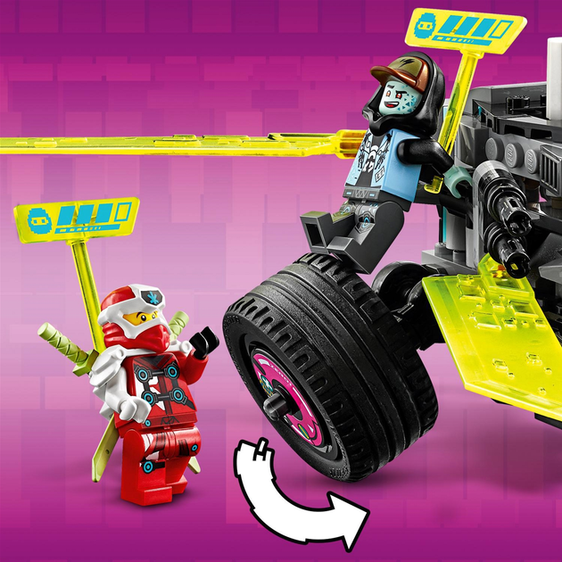 Zestaw klocków LEGO Ninjago Latający samochód ninja 419 elementów (71710) - obraz 9