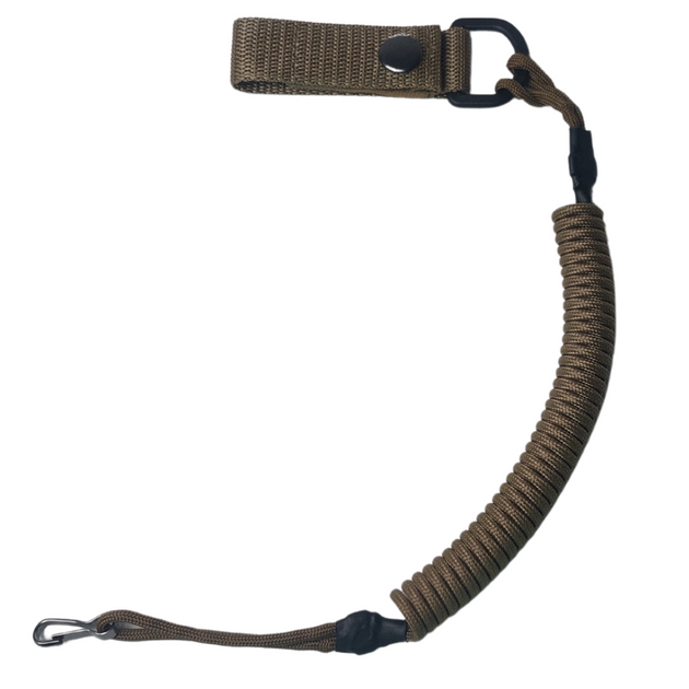 Тренчик карабин шнур страховочный витой ВОЛМАС для пистолета паракорд койот - изображение 1