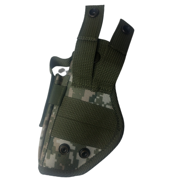 Кобура ВОЛМАС для ПМ с системой крепления Molle с чехлом подсумком для магазина пиксель - изображение 4