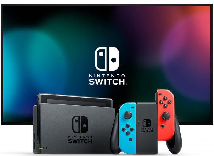 Konsola Nintendo Switch 15,8 cm (6,2") 32 GB Ekran dotykowy Wi-Fi niebieski, szary, czerwony (45496453596) - obraz 4