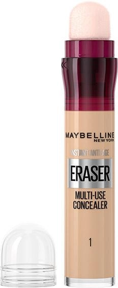 Акція на Консилер Maybelline New York Instant Eraser Multi-Use Concealer 01 Світло-бежевий 6 мл від Rozetka