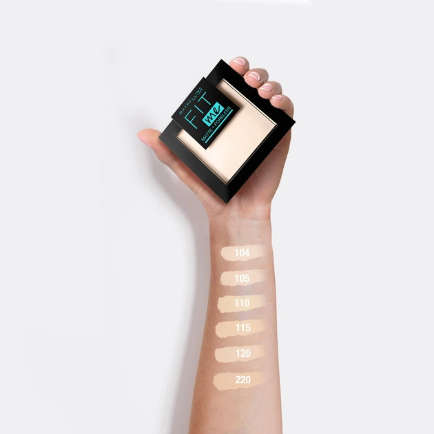 Puder matujący Maybelline New York Fit me Matte+Poreless 220 Natural beż 9 g (3600531384029) - obraz 4