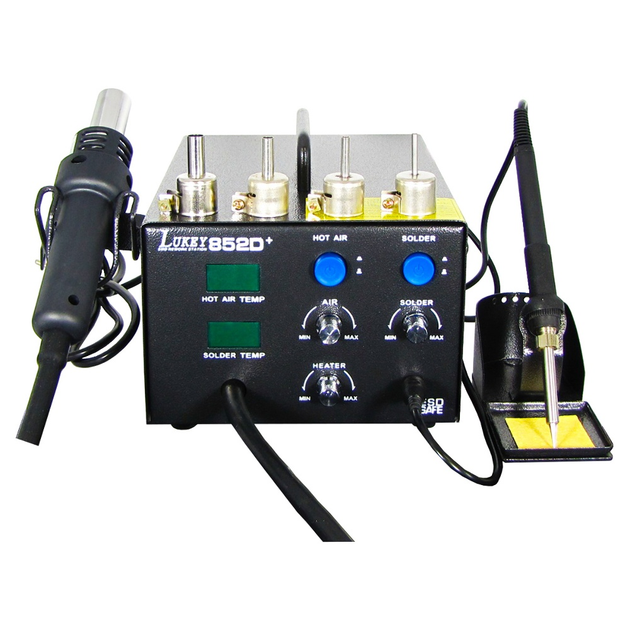 Паяльная станция термовоздушная LUKEY 852D+ – фото, отзывы ...