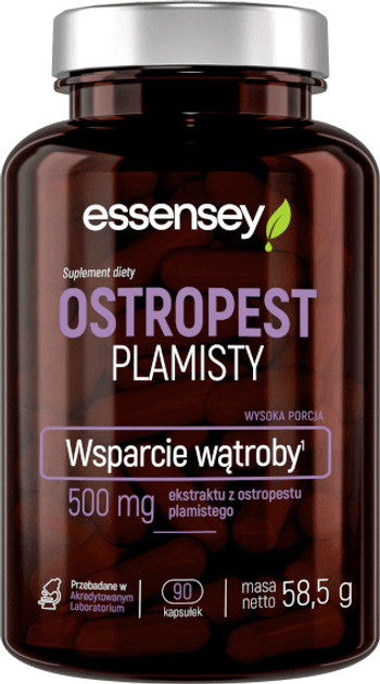 Екстракт насіння розторопші плямистої Essensey Ostropest Plamisty 90 капсул (5902114043131) - зображення 1