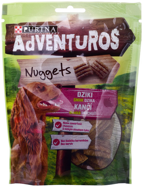 Ласощі для собак Purina Adventuros Nuggets 90 g (DLZPUIKDP0074) - зображення 1