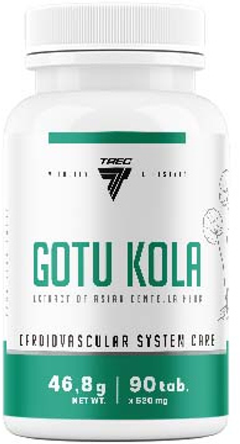 Харчова добавка Trec Nutrition Gotu Kola 90 таблеток (5902114041267) - зображення 1