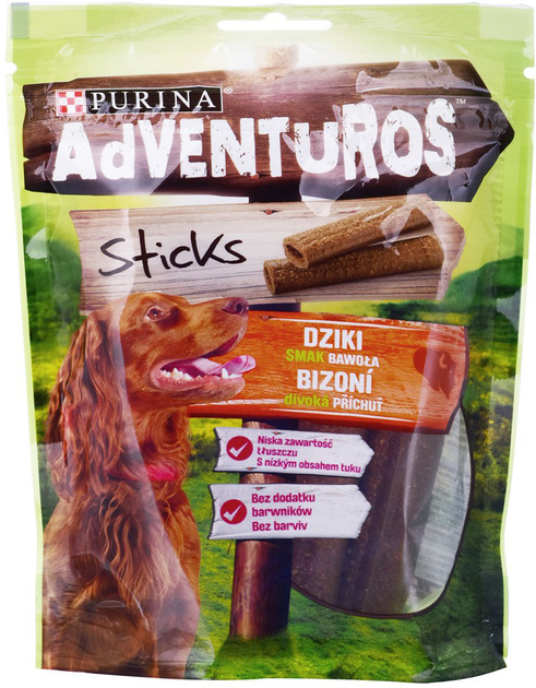Ласощі для собак Purina Adventuros Sticks 120 g (DLZPUIKDP0076) - зображення 1