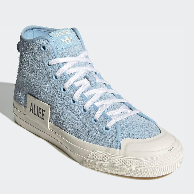 Trampki damskie zamszowe wysokie Adidas Originals Nizza Hi Alife GW5325 38.5 (5.5UK) 24 cm Niebiskie (4065424416031) - obraz 2