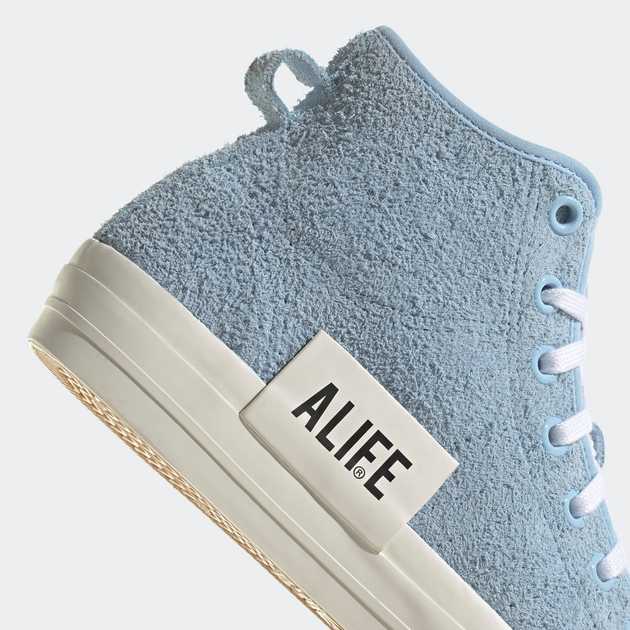 Sneakersy damskie zamszowe wysokie adidas Originals Nizza Hi Alife GW5325 36.5 (4UK) 22.5 cm Niebiskie (4065424419704) - obraz 6