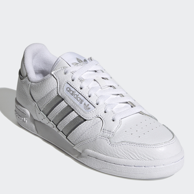 Жіночі кеди низькі adidas Originals Continental 80 Stripes S42626 40.5 (7UK) 25.5 см Cloud White/Silver Metallic/Grey Three (4064036137006) - зображення 2