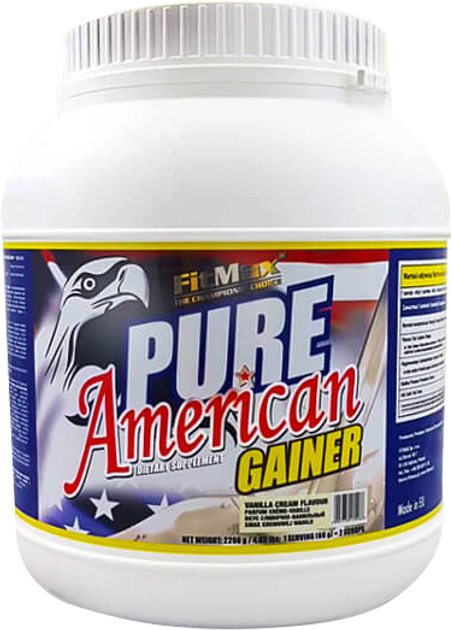 Гейнер Fitmax Pure American Protein Gainer 3000 г Jar Печиво (5907776170942) - зображення 1
