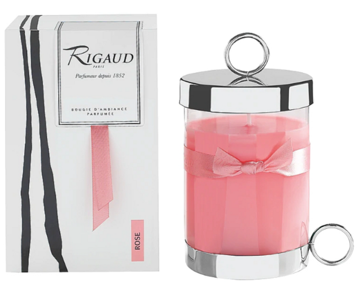 Świeca zapachowa Rigaud Rose Pink Scented Candle 230 g (3770002877586) - obraz 1