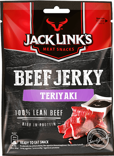 В'ялена яловичина Jack Links Beef Jerky 70 г Теріяки (4251097408057) - зображення 1