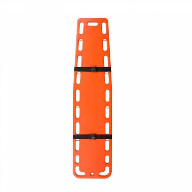Носилки медицинские санитарные жесткие MEDIK YA-SP03 имобилизационный щит с ремнями безопасности для транспортировки больных с повреждениями Оранжевый - изображение 1
