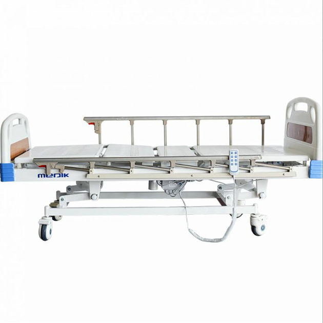 Ліжко медичне функціональне MEDIK YA-D3-3 лікарняне електричне для лежачих хворих з безшумним електроприводом з перилами та пультом управління - зображення 2