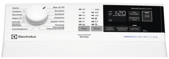 Пральна машина ELECTROLUX EW6TN4062P - зображення 3
