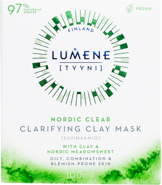 Маска глиняная Lumene Tyyni для глубокого очищения 100 мл (6412600826685) 