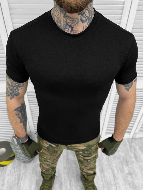 Тактична футболка Combat Performance Shirt Black XXL - зображення 1