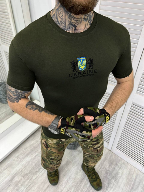 Тактическая футболка Patriot T-shirt Olive L - изображение 2