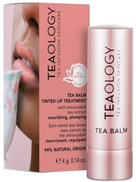 Бальзам для губ Teaology Peach Tea Balm Tinted Lip Treatment 4 г (8050148500728) - зображення 1