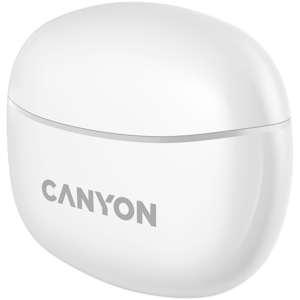 Наушники Canyon tws-5 White (cns-tws5w) - Фото 4 Наушники Canyon tws-5 White (cns-tws5w) - изображение 4