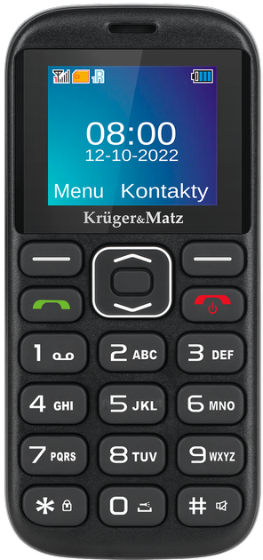 Telefon komórkowy Kruger&Matz Simple 921 DualSim Black (5901890076616) - obraz 2
