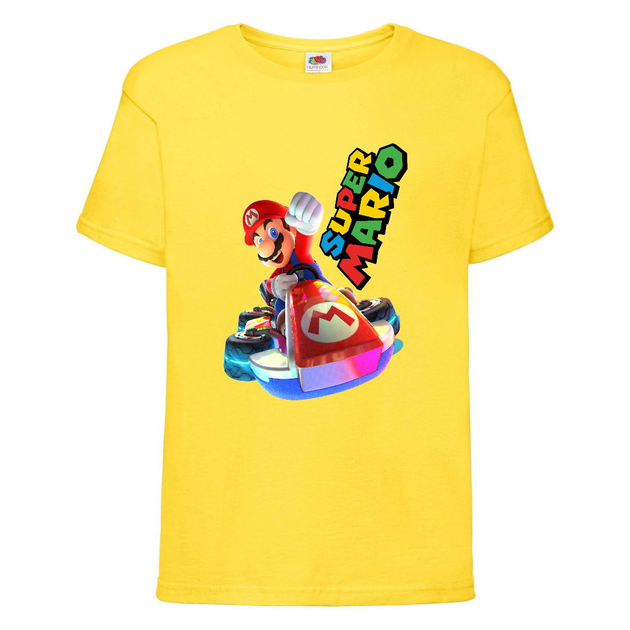 Футболка Супер Марио 1 (Super Mario) Желтая (SMar yl-02) 152 см ...
