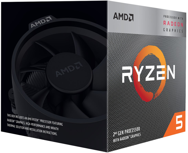 Процессор AMD Ryzen 5 3400G 3.7GHz/4MB (YD3400C5FHBOX) sAM4 BOX - изображение 2