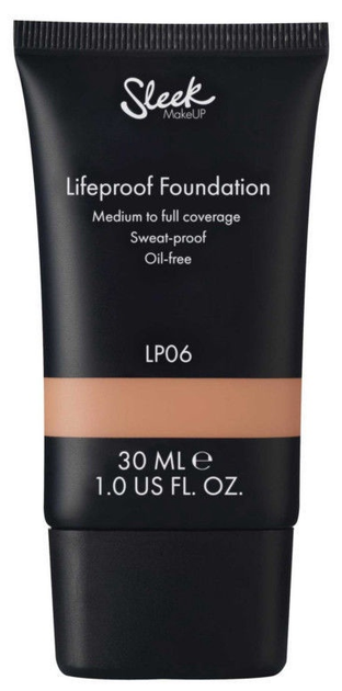 Podkład do twarzy Sleek MakeUP Lifeproof w tubce LP06 30 ml (5000167252644) - obraz 1