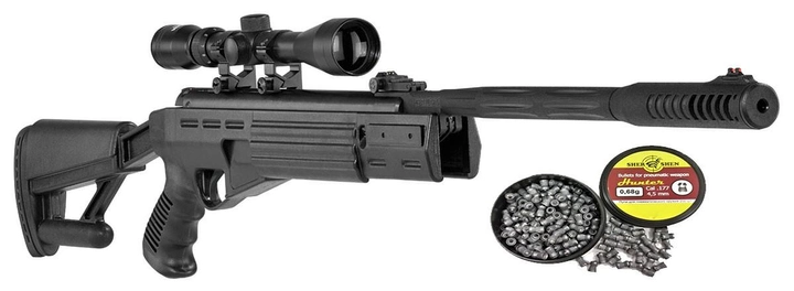Пневматична гвинтівка Hatsan Airtact + Оптика - зображення 1