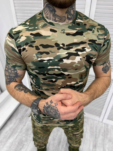 Тактична футболка Combat Performance Shirt Multicam M - зображення 2