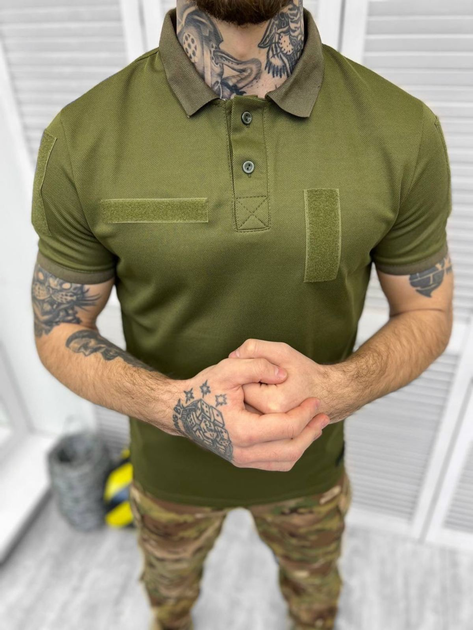 Тактичне поло Combat Performance Shirt Olive Elite XL - зображення 1
