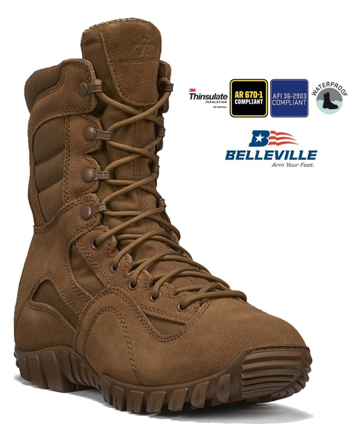 Тактичні черевики Belleville Khyber Boot 46 Coyote Brown - зображення 1