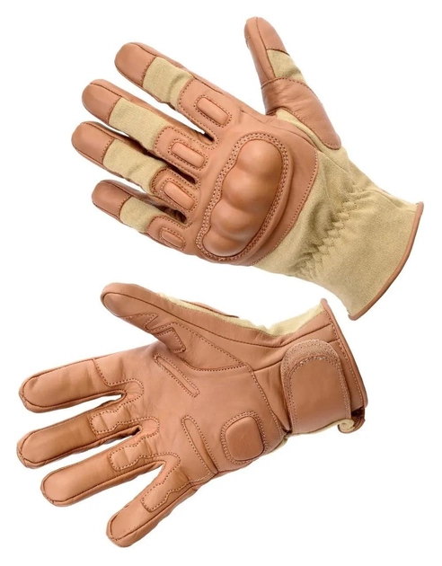 Кевларові тактичні рукавички Defcon 5 M койот - зображення 1