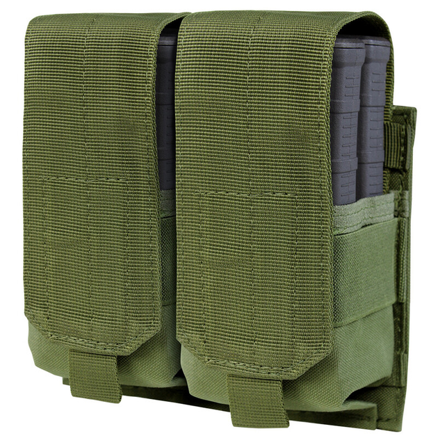 Двойной подсумок для магазинов Condor DOUBLE AR10/M14 MAG POUCH - GEN II 191089 Олива (Olive) - изображение 1