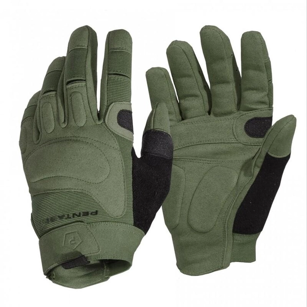 Тактичні рукавички Pentagon Karia Gloves P20027 X-Small, Олива (Olive) - зображення 1