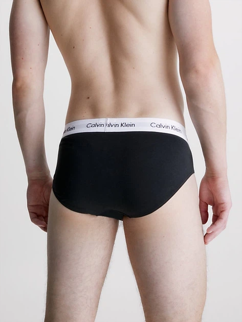 Zestaw majtek męskich typu brief Calvin Klein Underwear 3P Brief 000NB1398A-001 M 3 szt Czarny (8718935872129) - obraz 3