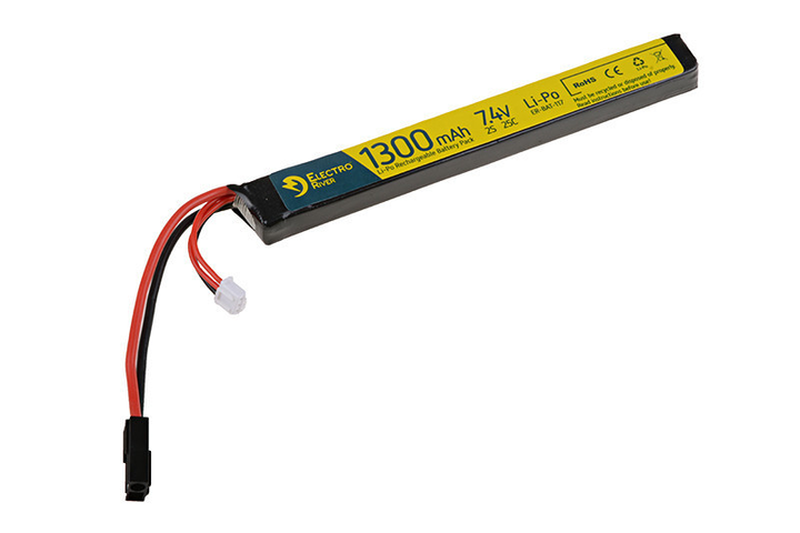 Аккумулятор Electro River LiPo 7,4V 1300mAh 25/50C - зображення 1